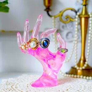Pink Ring Holder & Display NWT